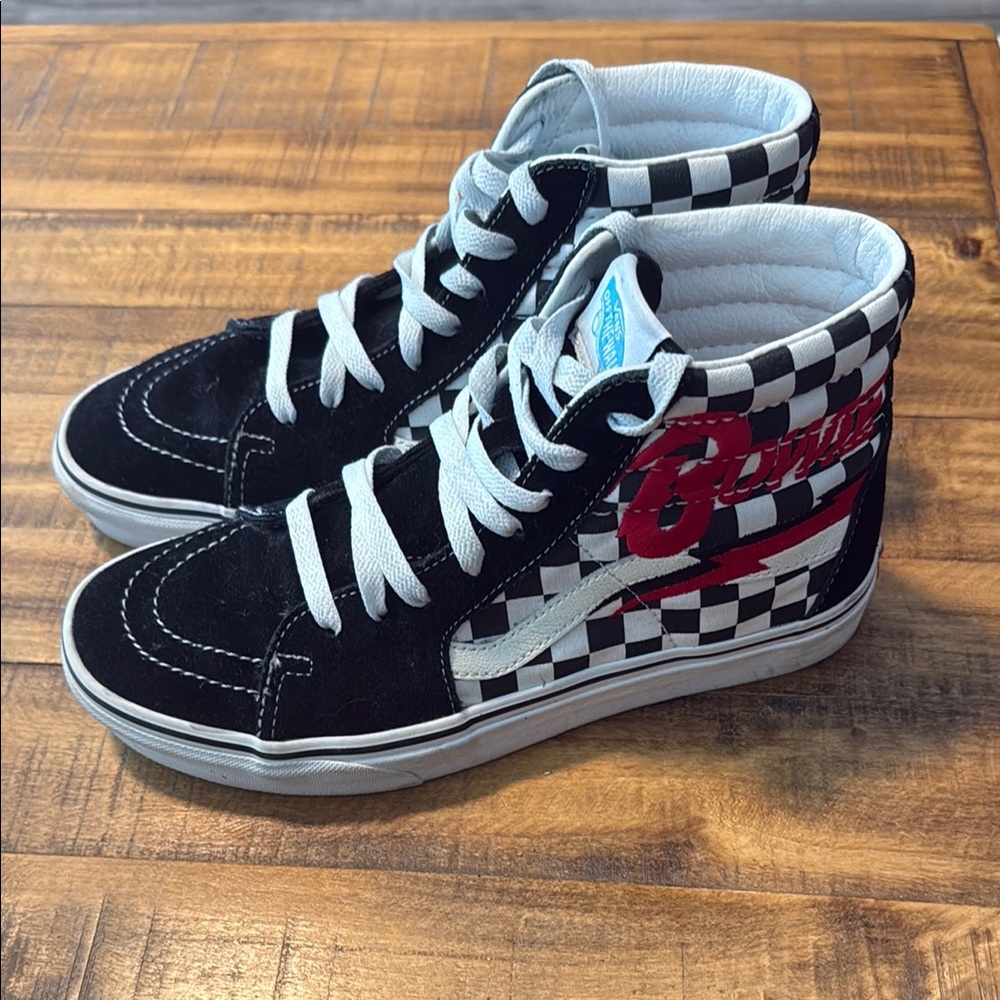 RARE Vans x David Bowie Sk8 Hi Diamond Dogs Sneakers (Limited Edition)
